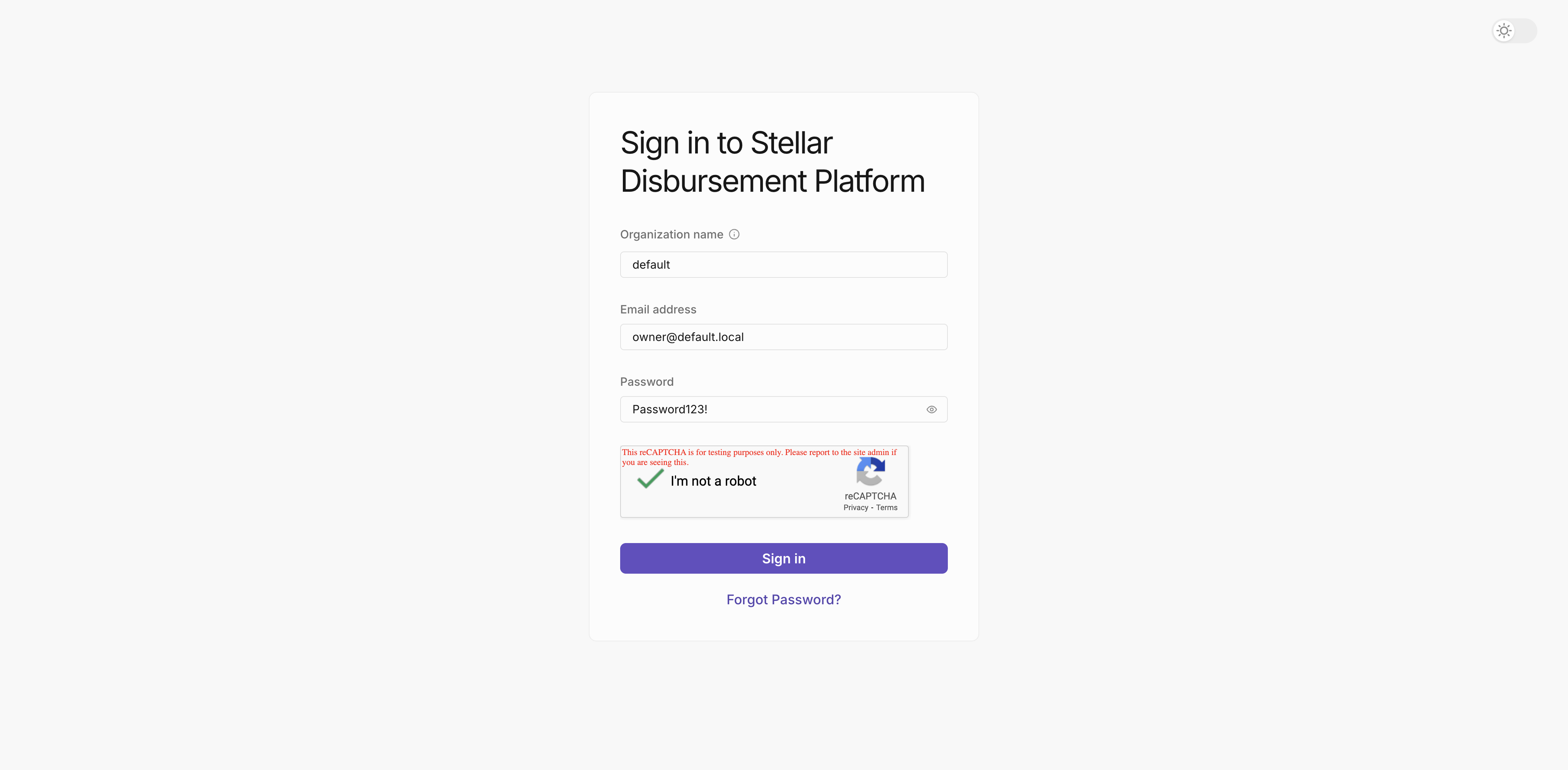 Login